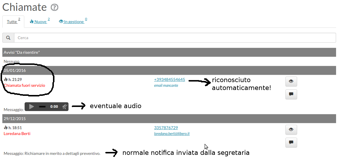 segretaria virtuale anche di notte